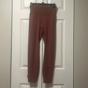 Vuori Rib Studio Stretch Leggings Terracotta